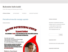 Tablet Screenshot of bukowiec.net